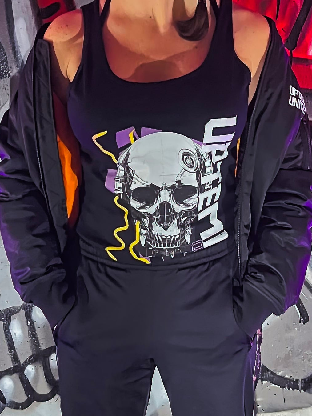 Ladies Tank Top - Skull